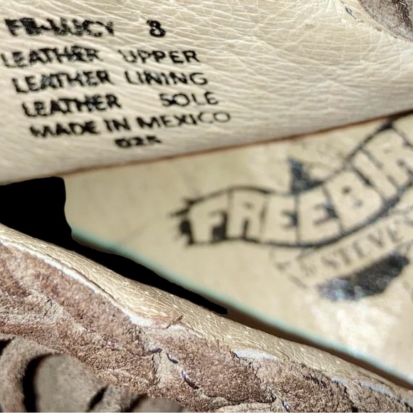 Freebird LUCY Western Fringe Leather Suede Booties. Size 8. - Picture 5 of 8